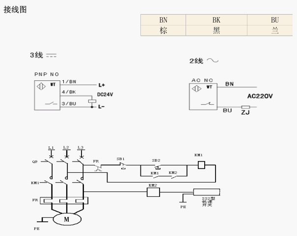 RD-II-型打滑開關(guān)電氣接線圖